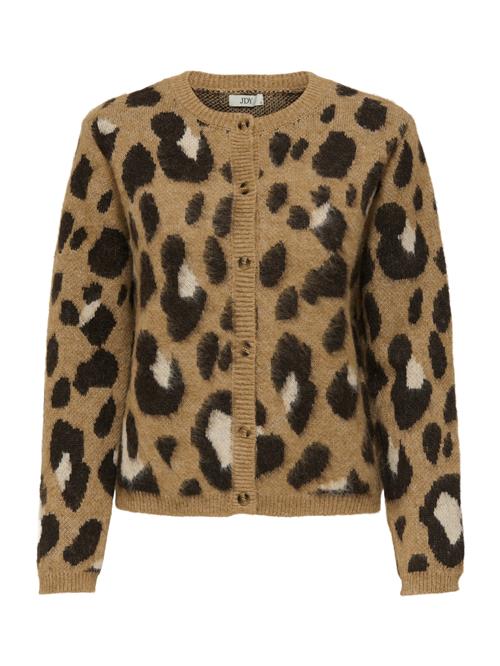 JDY Cardigan  brun / cognac / hvid