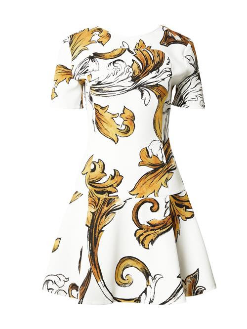 Se Versace Jeans Couture Kjole  sennep / gylden gul / sort / hvid ved About You