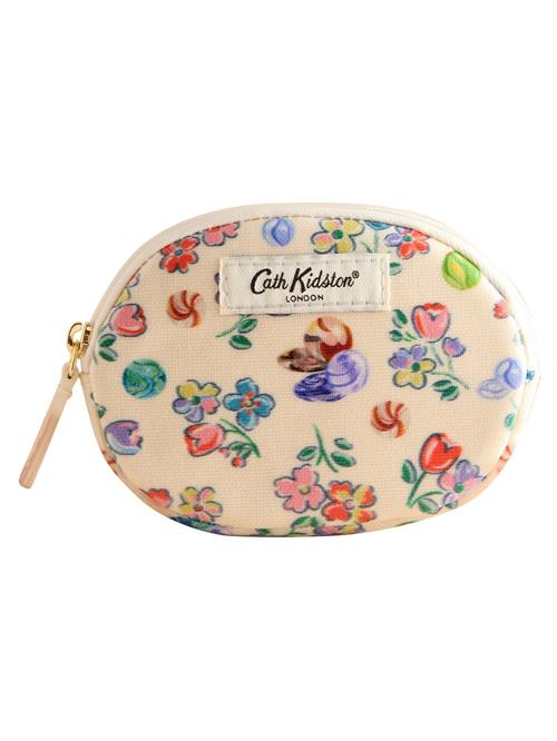 Cath Kidston Tegnebog  ecru / grøn / lilla / lyserød