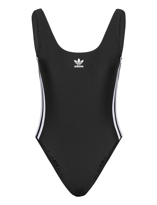 Se Adicolor 3 Stripes Swimsuit Adidas Performance Black ved Booztlet