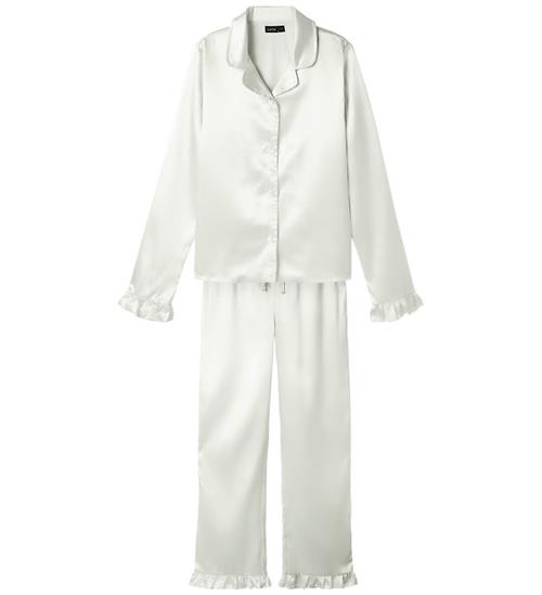 LMTD Pyjamas Set - NlfNightys - White Alyssum