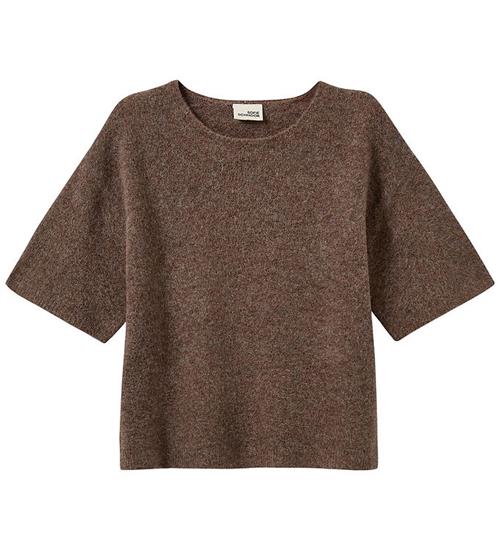 Sofie Schnoor T-shirt - Strik - CerinSY - Brown Melange