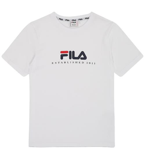 Fila T-shirt - Carisio - Bright White m. Logo