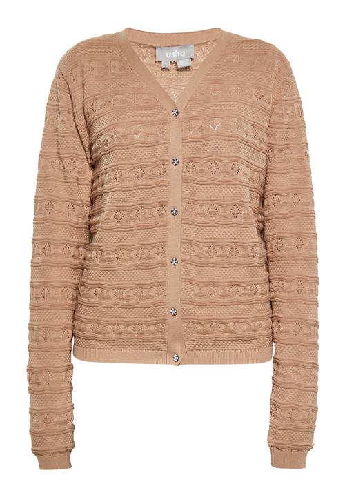 Usha Cardigan  lysebrun