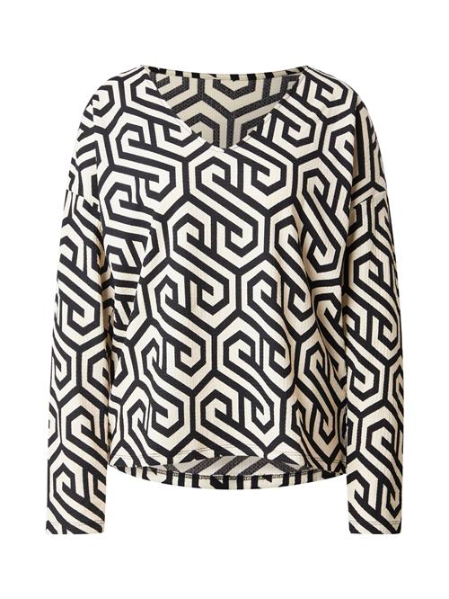 VERO MODA Bluse 'VMMERVE'  beige / sort
