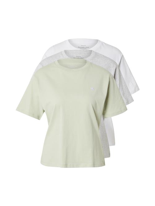 Abercrombie & Fitch Shirts  grå / pastelgrøn / hvid