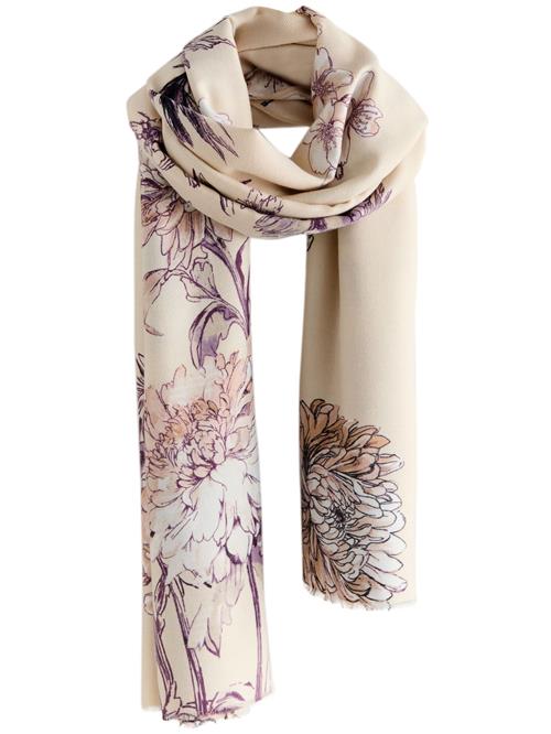 Next Sjal  lilla / pastelpink / offwhite