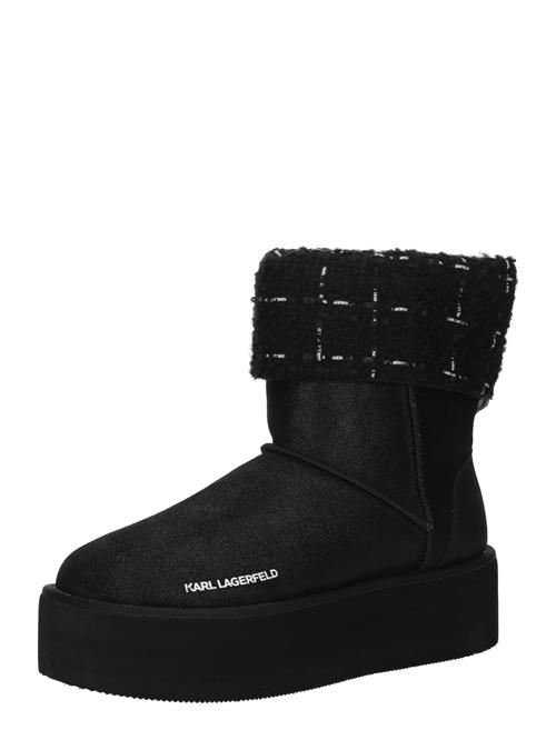 Karl Lagerfeld Boots 'THERMO'  sort / hvid