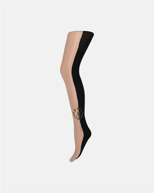 Strømpebukser "Round logo" | 25/50 denier | sort