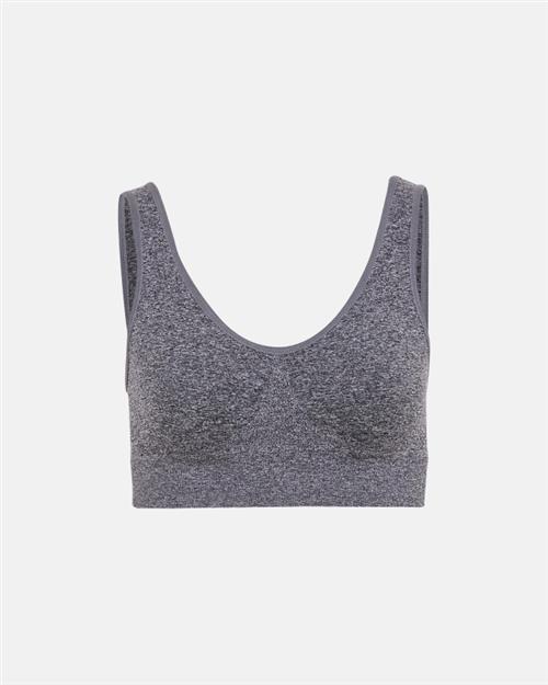 BH-top med brede stropper | mikrofiber | grå