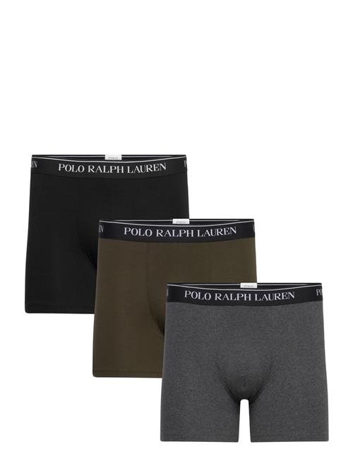 Stretch Cotton Boxer Brief 3-Pack Polo Ralph Lauren Black