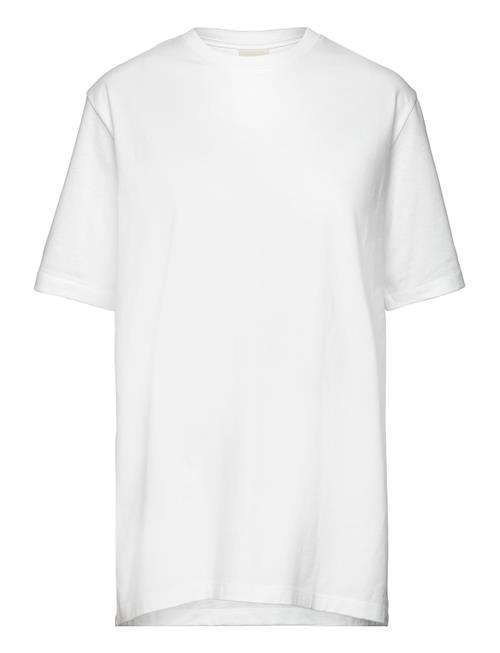 The Shirt Over D With Slit Boob White