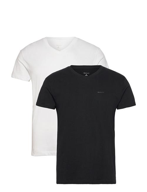 V-Neck T-Shirt 2-Pack GANT White