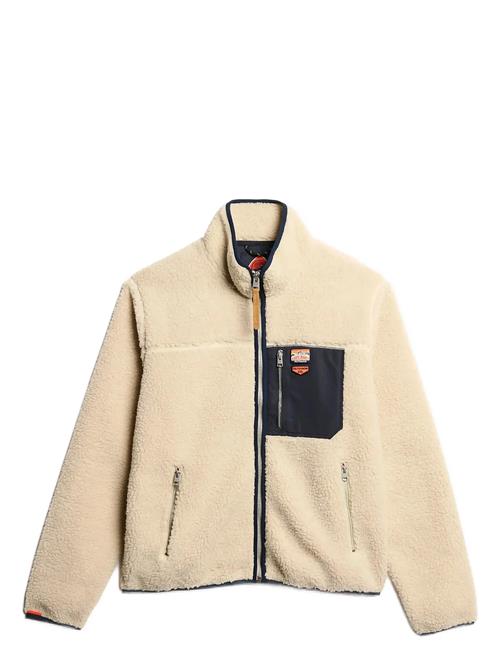 Vintage Retro Full Zip Fleece Superdry Beige