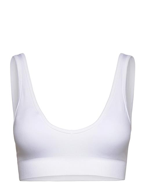 Seamless Deep V Bra Drop Of Mindfulness White