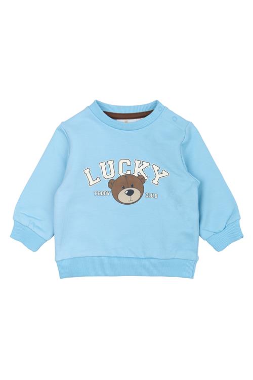 The New Siblings GOTS Perseus Sweatshirt Powder Blue  Powder Blue 56 cm  Blå  56 cm  mand