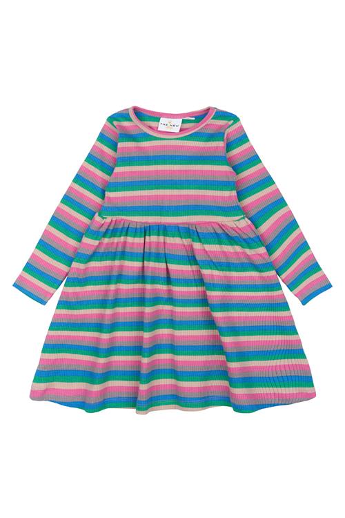 The New Siblings GOTS Polly Ribkjole Med Lange Ærmer Multi Striped  Multi Striped 98 cm  Lyserød  98 cm  kvinde