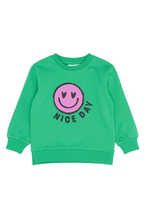 The New Siblings GOTS Parlene Sweatshirt Simply Green  Simply Green 110 cm  Grøn  110 cm  kvinde