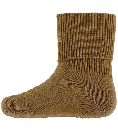 GoBabyGo Strømper - Bambus - Non-Slip Socks - Apple Cinnamon