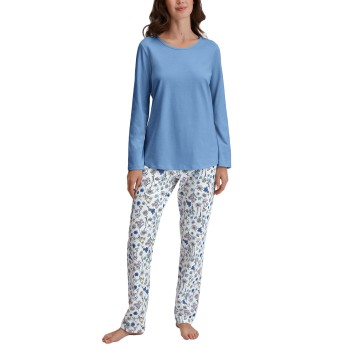 Calida Flower Nights Pyjamas Blomstret bomuld Large Dame