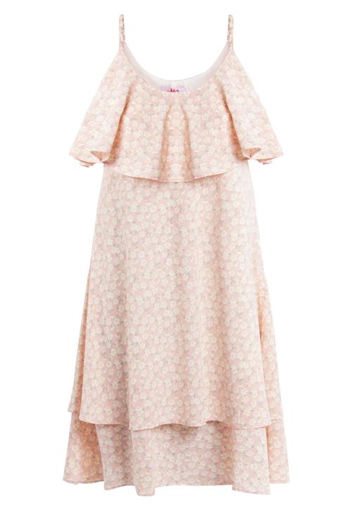 MYMO Sommerkjole  lysegul / pastelgrøn / pastelpink / hvid