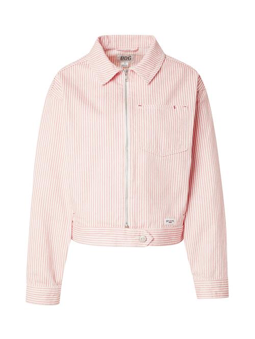 BDG Urban Outfitters Overgangsjakke 'YURI'  hindbær / hvid
