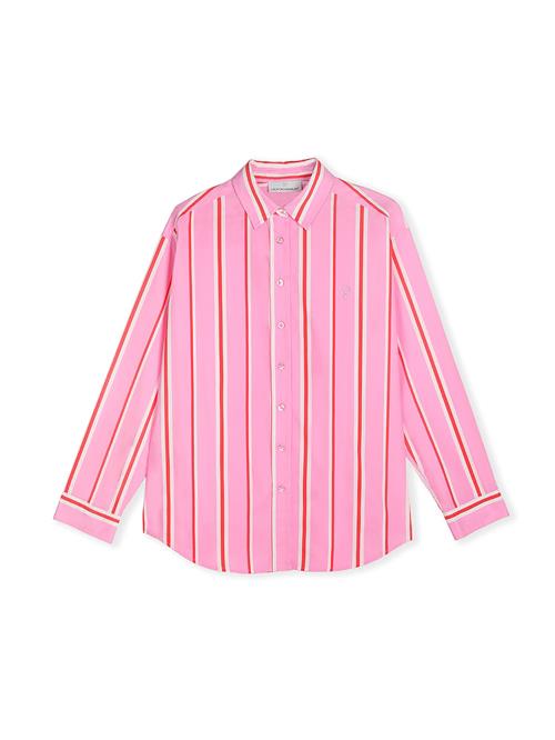 Lola Casademunt Bluse  lyserød / rød / hvid