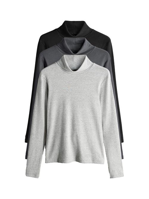The Set Shirts  lysegrå / mørkegrå / sort