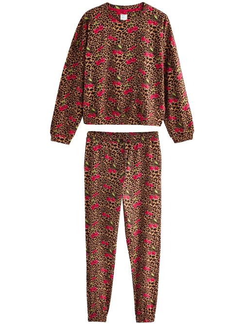 Next Pyjamas  beige / lysegrøn / rød / sort