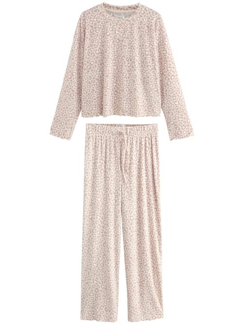 Next Pyjamas  beige / brun / hvid