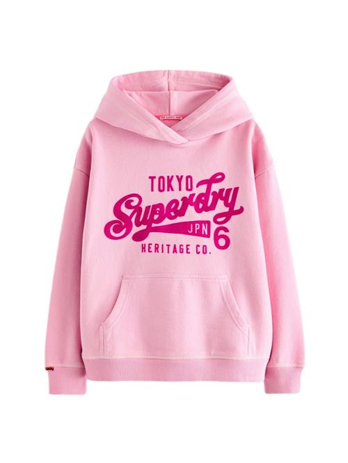 Superdry Sweatshirt  lyserød / mørk pink