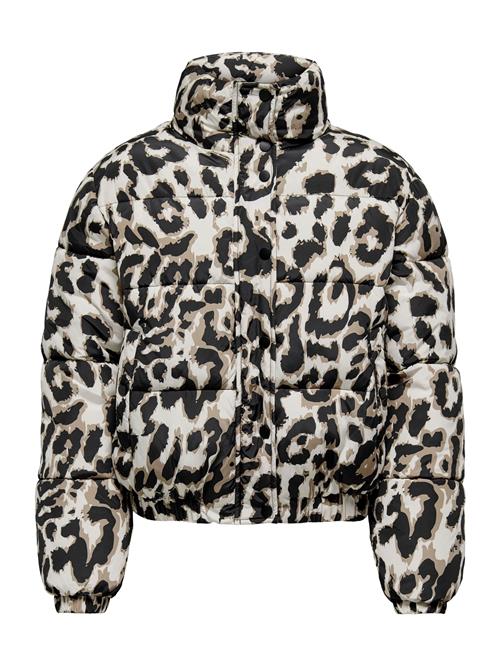 JDY Vinterjakke 'JDYMOON'  beige / grå / sort