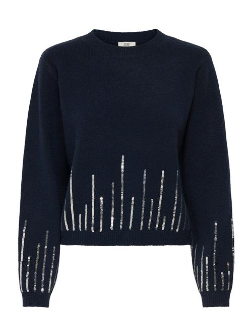 JDY Pullover 'JDYMADISON '  mørkeblå / sølv