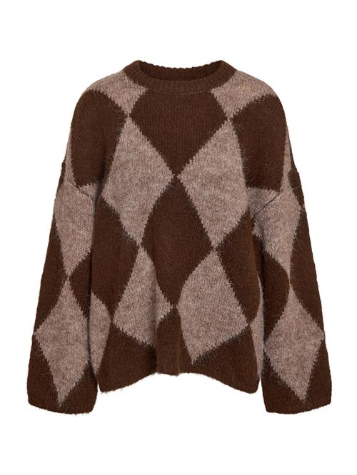 Noisy may Pullover 'NMSUTTON'  brun / brokade