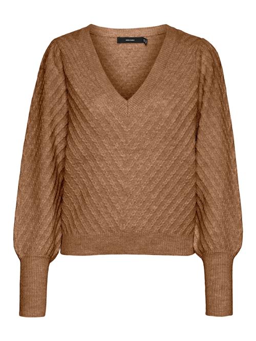 VERO MODA Pullover 'VMSTINNA'  brun
