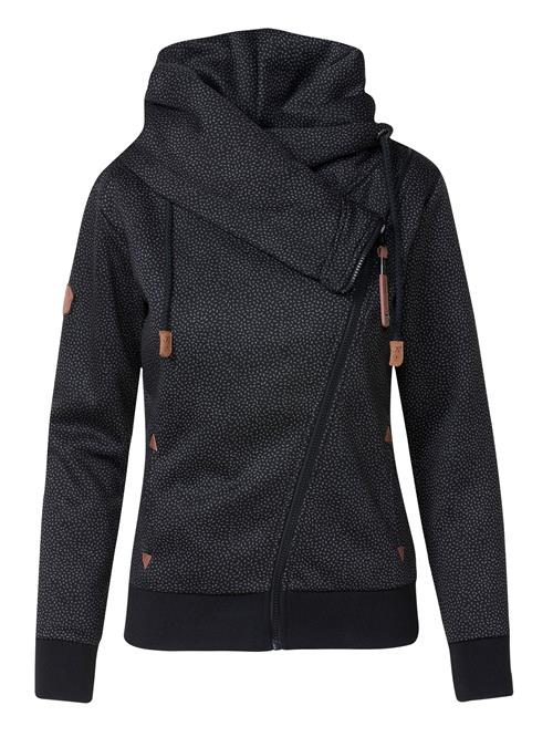 KOROSHI Sweatjakke  sort / hvid