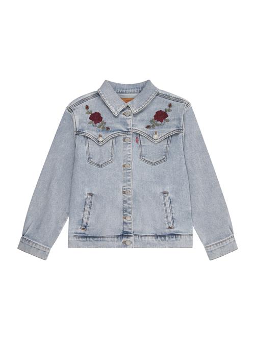 Levi's Kids Overgangsjakke  blue denim / lysegrøn / mørkerød