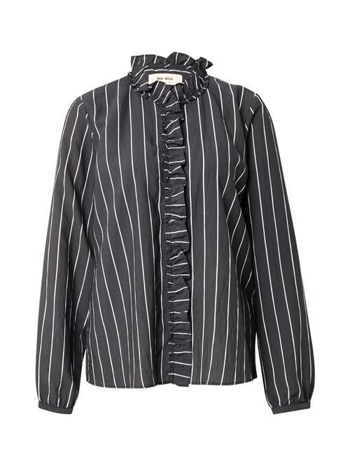 MOS MOSH Bluse 'MMBilly'  sort / hvid