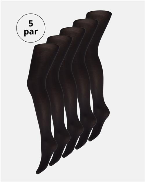 5-pak strømpebukser | 40 denier | sort