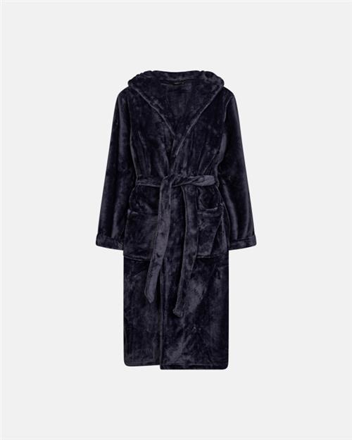 Badekåbe m. hætte | 100 polyester | Navy