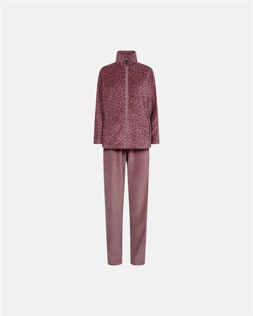 Pyjamas sæt i velour | Bomuld | Rosa