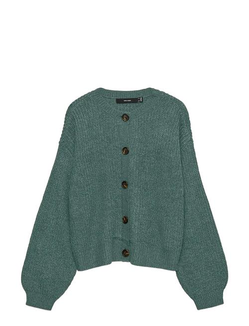 Vmlea Ls O-Neck Cardigan Noos Vero Moda Green