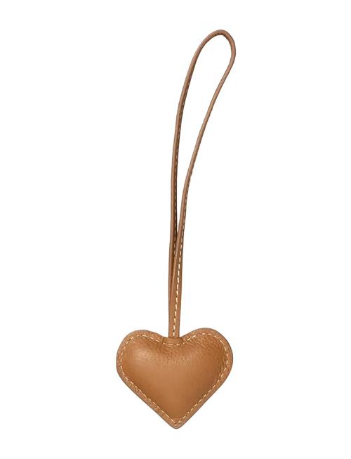 Heart Bag Charm Becksöndergaard Brown
