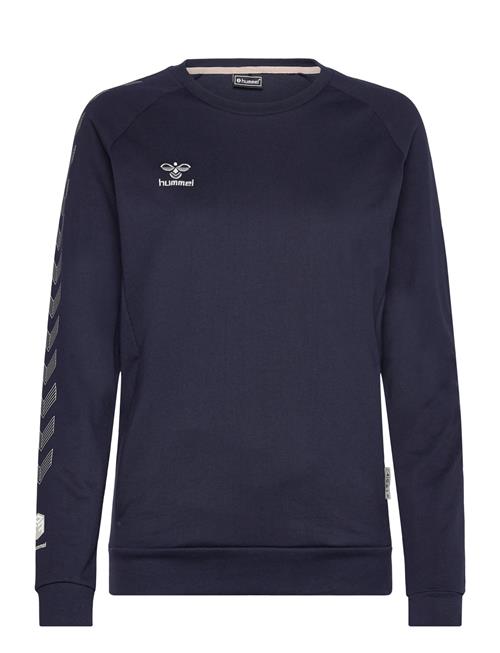 Hmlmove Grid Cotton Sweatshirt Woma Hummel Navy