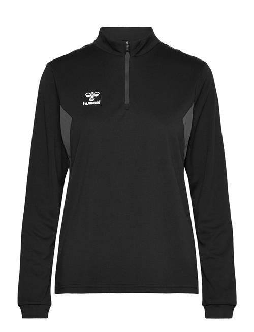 Hmlauthentic Half Zip Sweat Woman Hummel Black