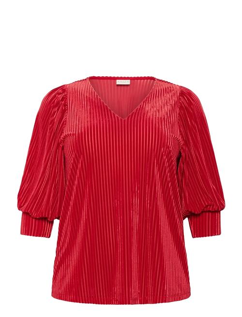 Kccacanna Blouse Kaffe Curve Red