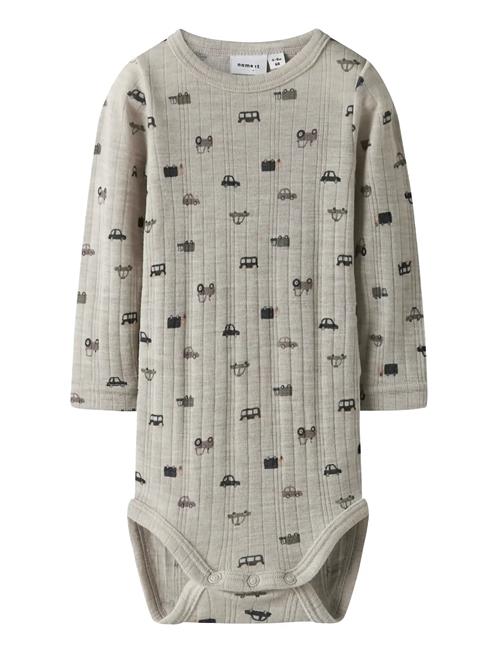 Nbmwang Wool Needle Ls Body Noos Name It Grey