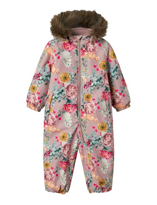 Nmfsnow10 Suit Aop Fo Noos Name It Pink