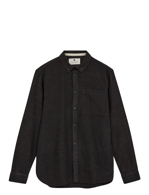 Akkonrad 2 T Brushed Shirt Anerkjendt Khaki