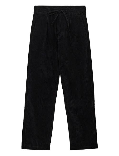 Akjan Cord Pleat Pants Anerkjendt Black